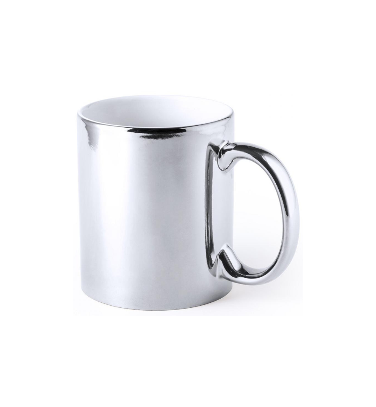 Taza Cerámica Cromada