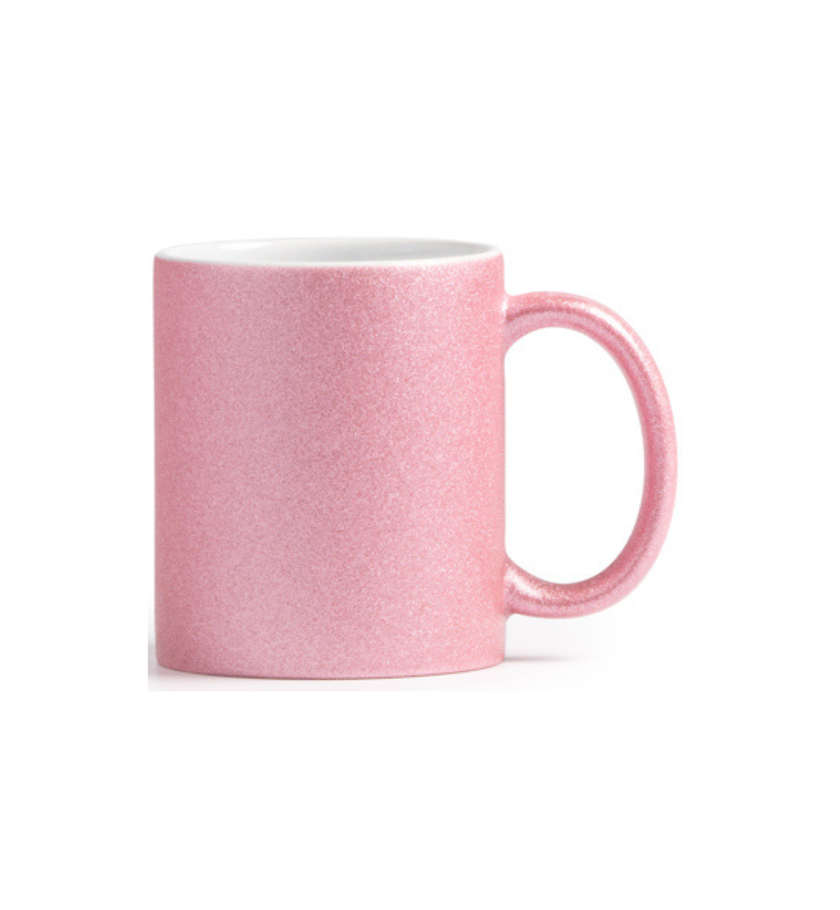 Taza cerámica efecto purpurina