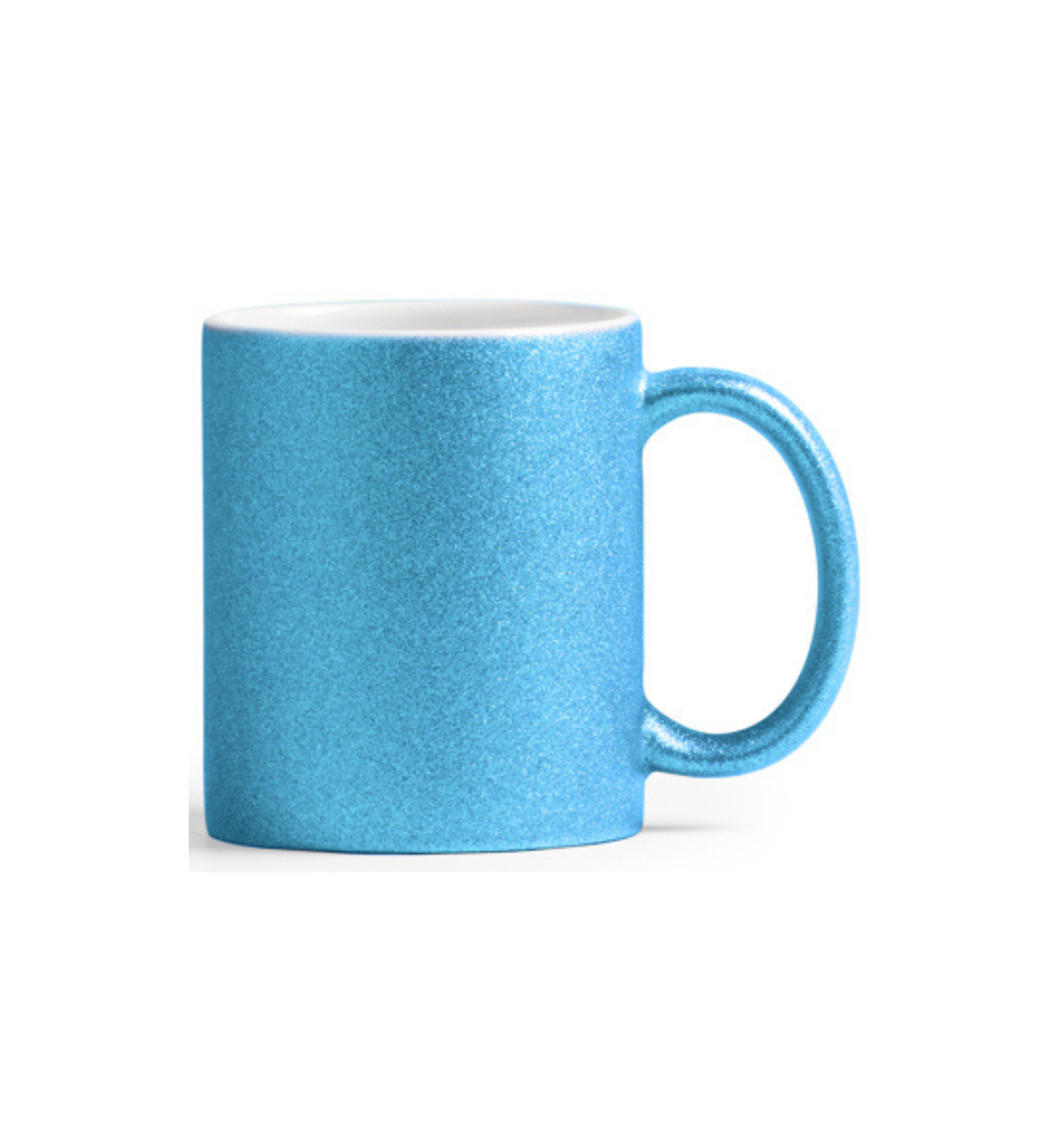 Taza cerámica efecto purpurina