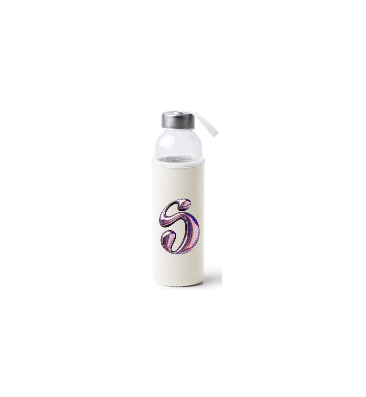 Botella Cristal con Funda