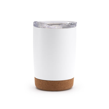 Vaso KILVEX en color blanco para personalizar con tu logo, nombre o foto