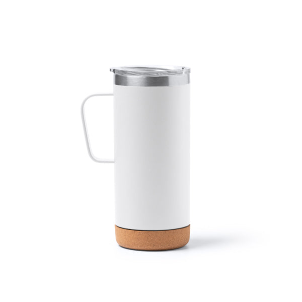 Termo BEYRON en color blanco para personalizar con tu logo, nombre o foto