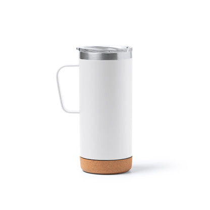 Termo BEYRON en color blanco para personalizar con tu logo, nombre o foto