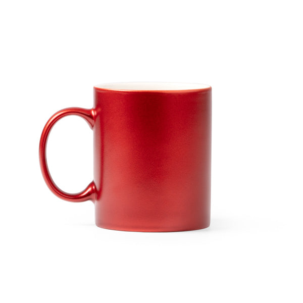 Taza MARTY en color rojo, personalización a medida en Gráficas Hugo