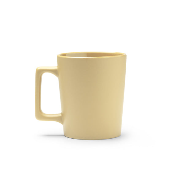 Taza DUNLOK en color beige para personalizar con tu logo, nombre o foto