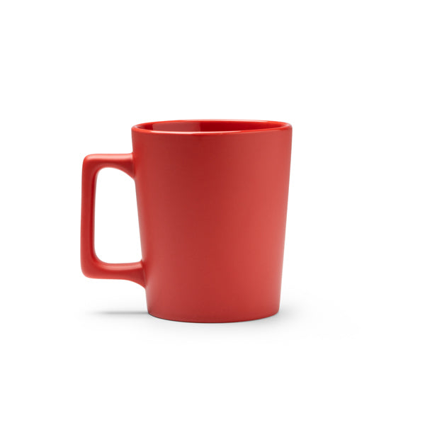 Taza DUNLOK en color rojo para personalizar con tu logo, nombre o foto
