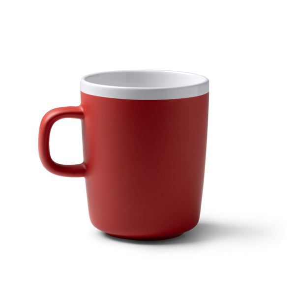 Taza CARTUX en color rojo para personalizar con tu logo, nombre o foto