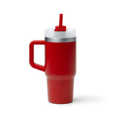 Termo GOTEX en color rojo, personalización a medida en Gráficas Hugo