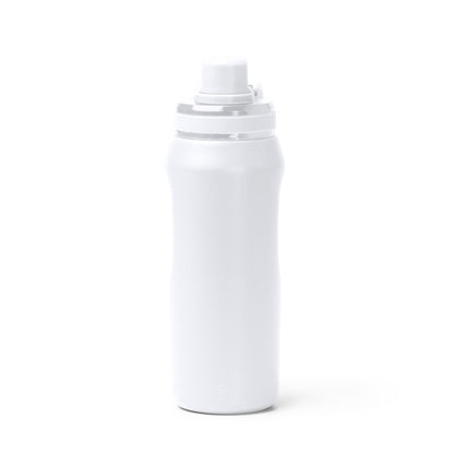 Bidón GERALD en color blanco para personalizar con tu logo, nombre o foto