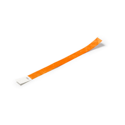 Pulseras DRILO en color naranja, personalización a medida en Gráficas Hugo