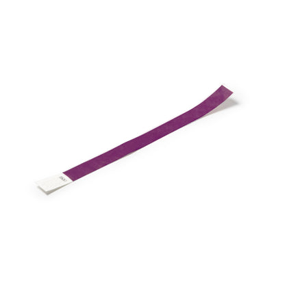 Pulseras DRILO en color morado para personalizar con tu logo, nombre o foto