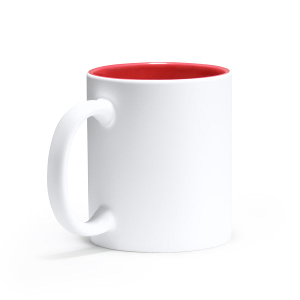 Taza ROIBO en color rojo para personalizar con tu logo, nombre o foto