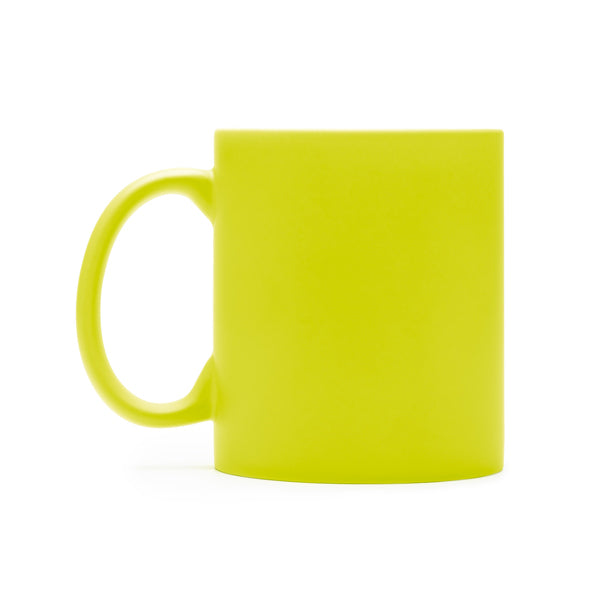 Taza WALAX en color amarillo, personalización a medida en Gráficas Hugo