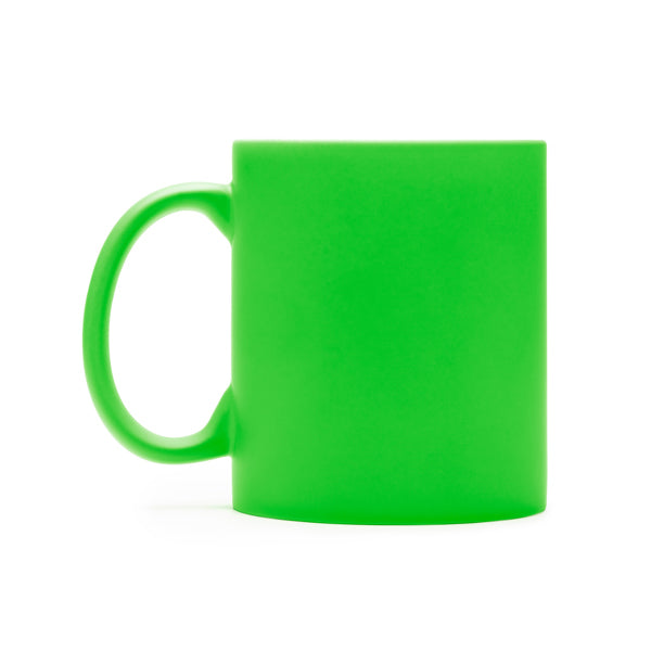 Taza WALAX en color verde oasis — impresión personalizada de tu logo