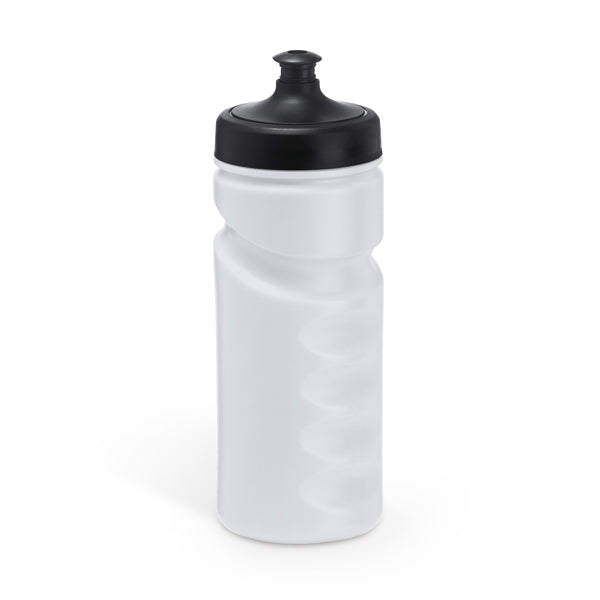 Botella RUNNING en color blanco para personalizar con tu logo, nombre o foto