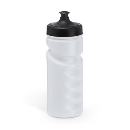 Botella RUNNING en color blanco para personalizar con tu logo, nombre o foto
