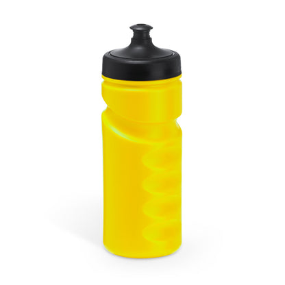 Botella RUNNING en color amarillo — impresión personalizada de tu logo