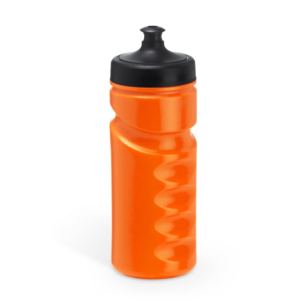 Botella RUNNING en color naranja, personalización a medida en Gráficas Hugo
