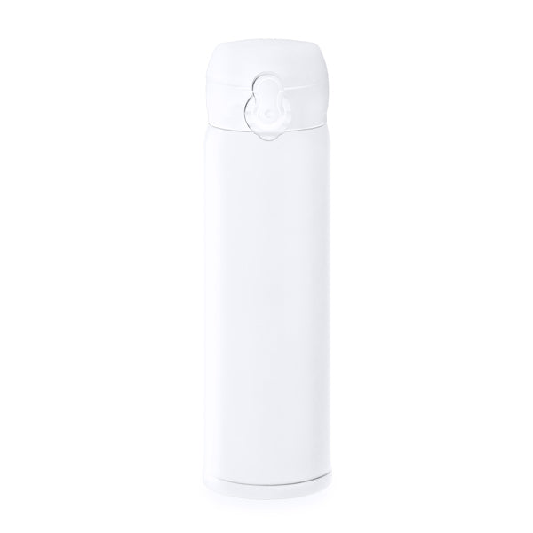 Bidón PALMER en color blanco para personalizar con tu logo, nombre o foto
