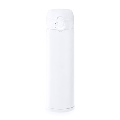 Bidón PALMER en color blanco para personalizar con tu logo, nombre o foto