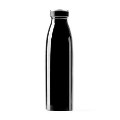 Bidón KEMY en color negro, personalización a medida en Gráficas Hugo