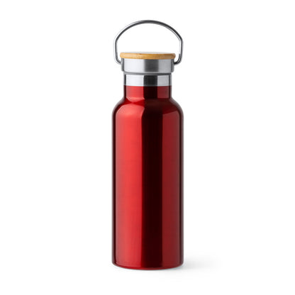 Bidón TISET en color rojo — impresión personalizada de tu logo