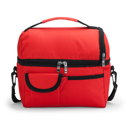 Bolsas Termicas GRULLA en color rojo — impresión personalizada de tu logo