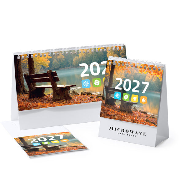 Calendarios FLINT — impresión personalizada de tu logo