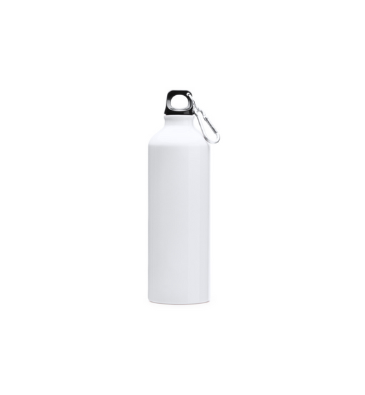 Botella Aluminio con Mosquetón