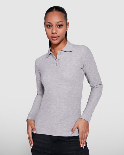 Polo de manga larga ESTRELLA WOMAN L/S 6636 - PO6636