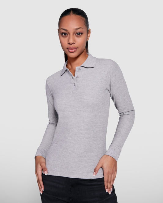 Polo de manga larga ESTRELLA WOMAN L/S 6636 - PO6636