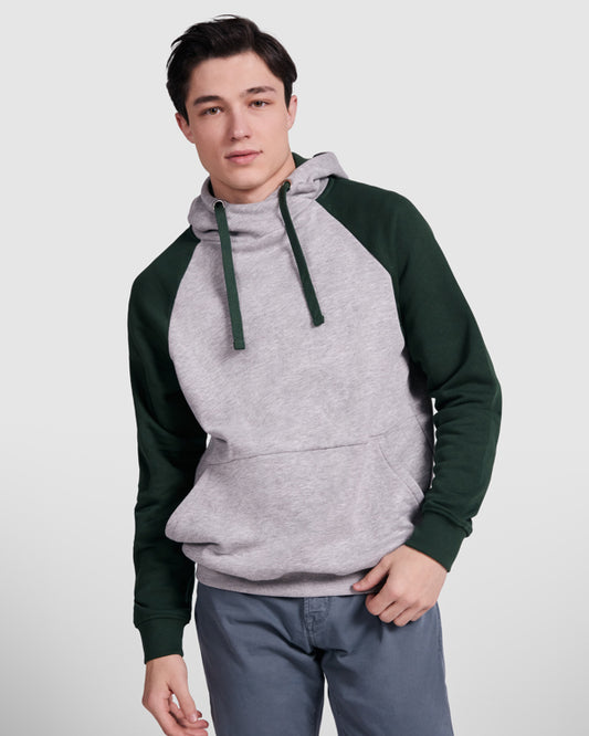 Sudadera bicolor BADET unisex con capucha - Código: RASU1058
