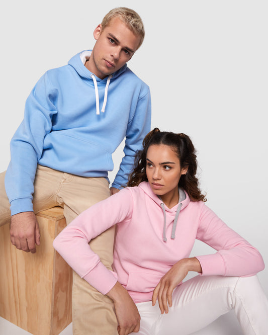 Sudadera URBAN con capucha en doble tejido - Código: RASU1067