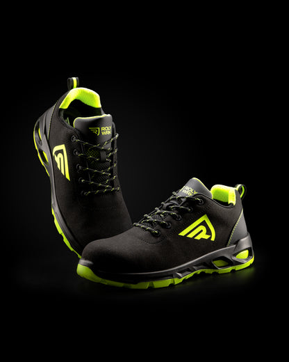 Zapato laboral deportivo en microfibra nobuck - RAZL8383