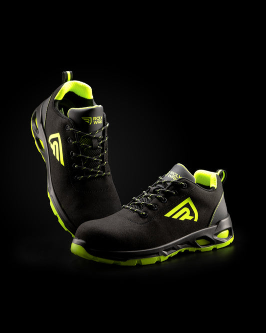 Zapato laboral deportivo en microfibra nobuck - RAZL8383