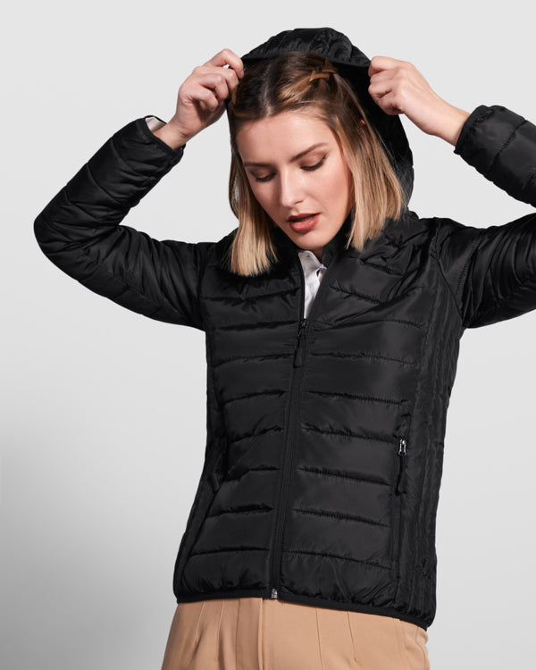 Chaqueta acolchada para mujer con relleno tacto pluma - Código: RARA5091