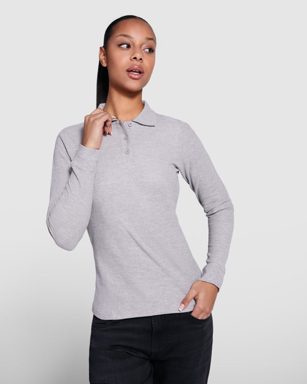 Polo de manga larga ESTRELLA WOMAN L/S 6636 - PO6636