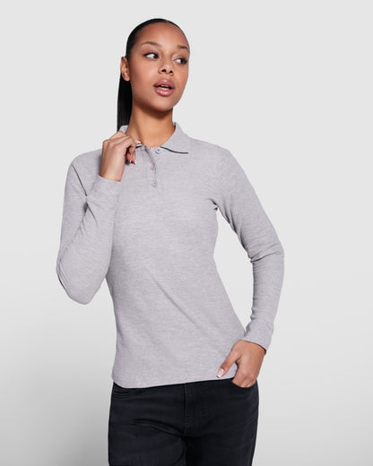 Polo de manga larga ESTRELLA WOMAN L/S 6636 - PO6636